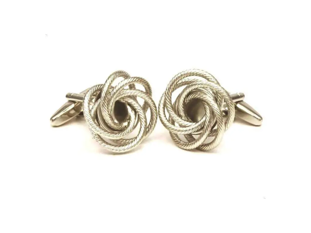 Boutons de manchette cordage