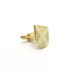 Boutons de manchette de Broqueville dorés – Arte Del Fai