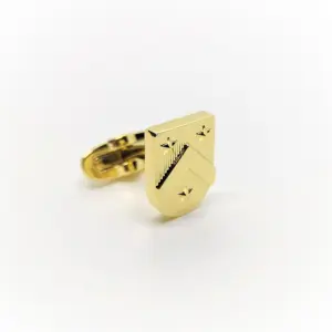 Boutons de manchette de Wasseige dorés – Arte Del Fai