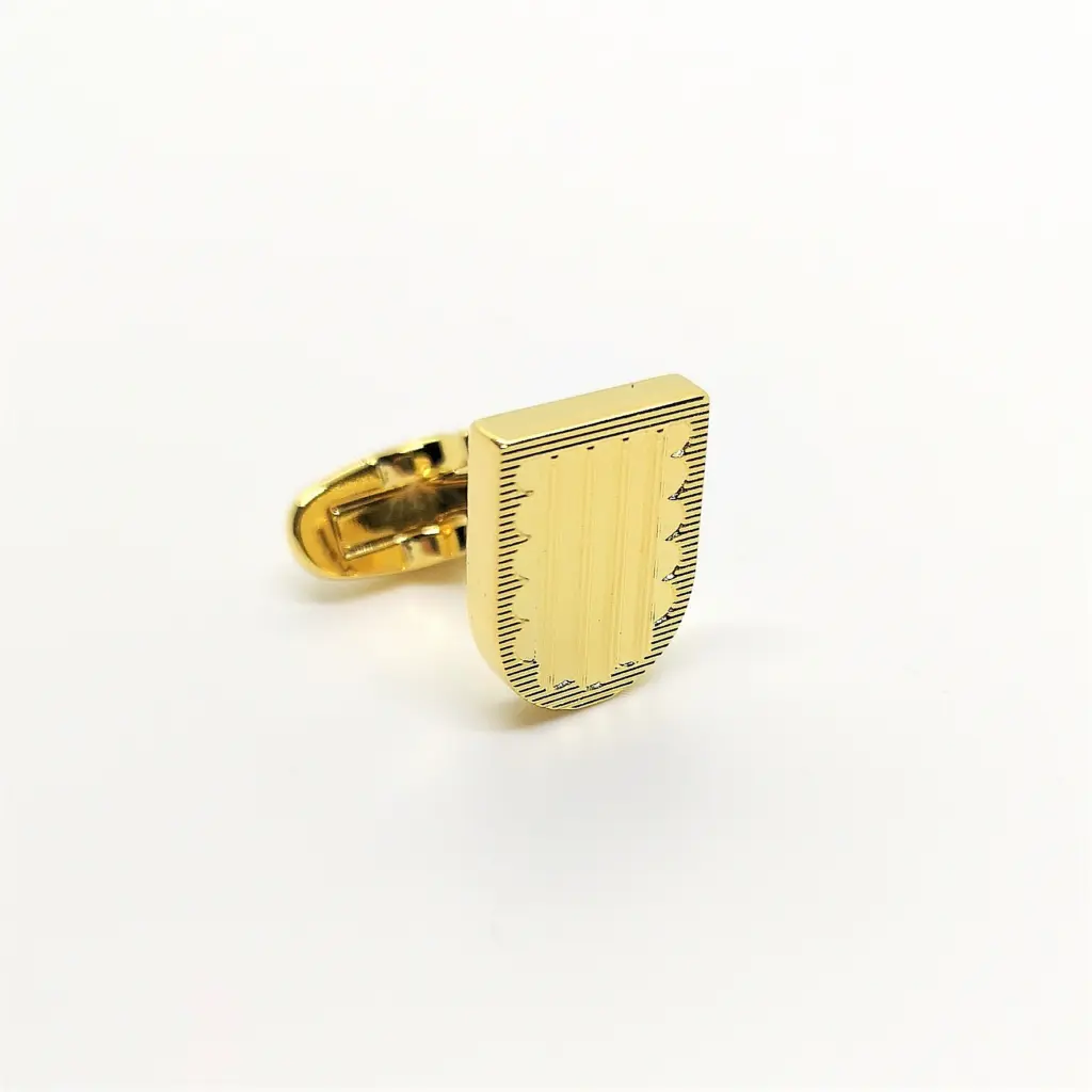 Boutons de manchette de Mérode dorés